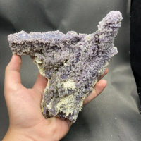 Natural Huge Sparkly Grape Agate Cluster GP18