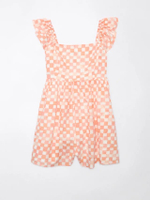 เดรสผู้หญิง 7918 FLUTTER SLV BABYDOLL ROMPER สี ส้ม