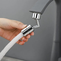 【Dagebeno荷生活】萬向可旋轉防濺水水龍頭起泡延伸器 超大角度旋轉自如(全銅款2入 附扳手1支)