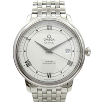 【二手名牌BRAND OFF】OMEGA 歐米茄 銀色錶盤 不鏽鋼 碟飛系列 De Ville Prestige Co-Axial 腕錶