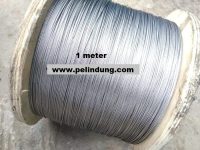 Tali Pancing 4 mm Kawat Stang Sepeda Steel Wire Rope Ori 1 meter