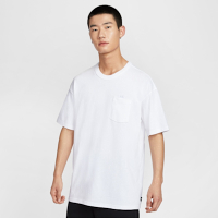 NIKE 短袖上衣 男 落肩寬鬆版型 AS M NSW PREM ESSNTL SUST PKT 白 DQ9296-101