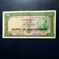 Uang Kuno 100 Escudos Mozambiq 1961