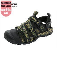 【GOODYEAR 固特異】海豹II-寬楦護趾運動涼鞋/男款 耐磨  緩震 軍綠 / GAMS43745