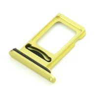 10Pcs/lot Silver/Grey/Red/Yellow/Green/Purple Color Dual SIM Card Tray Holder for Apple iPhone 11