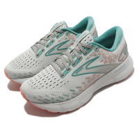 【BROOKS】慢跑鞋 Glycerin 20 寬楦 女鞋 灰 綠 甘油系列 運動鞋 路跑 氮氣中底 馬拉松(1203691D061)