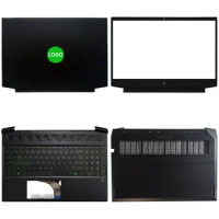 New For HP Pavilion Gaming 15 15-EC TPN-Q229 Laptop LCD Back Cover Front Bezel Upper Palmrest Bottom Base Case Keyboard Hinges