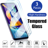 3PCS Screen Protector For Samsung A12 A22 A13 A14 S22 Plus A34 A54 A33 S21 S20 FE 5G A52S A10 A20E A30S A50 A70 Tempered Glass