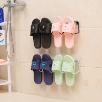 浴室拖鞋架免打孔衛生間置物架簡易門墻壁掛式小鞋架家用收納鞋架