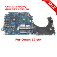 929520-001 929520-601 Model G3BA DAG3BAMBAH0 For HP Pavilion Omen 17-AN Laptop motherboard GeForce GTX 1050 2G SR32Q I7-7700HQ