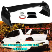 For Mitsubishi LANCER EVO 7 8 9 2003 2004 2005 2006 2007 Spoiler Car Tail Wing Decoration Rear Trunk Spoiler Wings For LANCE EVO