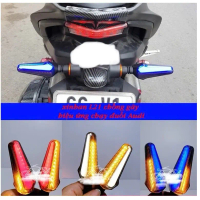 【Thanh toán khi nhận hàng】 Xi nhan L21 chạy hiệu ứng audi lưỡi kiếm lắp xe điện xe máy ( dùng điện 1