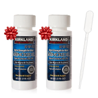 Kirkland Signature Minoxidil Liquid Extra Strength Hair Loss Regrowth Treatment for Men 5% Topical S