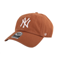 【NEW ERA】洋基NY白繡線女款棒球帽(磚橘色)