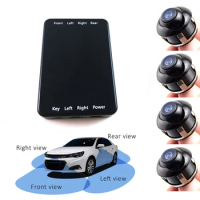 Rear Left Right Front Camera 4 PCS Rear View Cameras Back UP Car Camera Control system 360 View