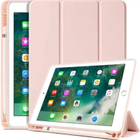 For iPad Air 2 Air 4 iPad Air 5 10.9 3 Wake up Case For Ipad 10.2 Pro 10.5 9.7 Mini 5 4 with Pencil Holder Silicon Funda Cover