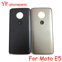 Best Quality 10Pcs For Motorola Moto E5 Back Battery Cover Housing Case Repair Parts