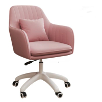 Modern pink Office Chairs for Office Furniture Comfortable Back Lift Swivel computer Chair Leisure Creative pink gaming chair