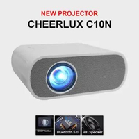 Cheerlux Projector Mini Led C10N Proyektor 2600 Lumens 1080P Full Hd Bluetooth Auto Keystone Proyekt