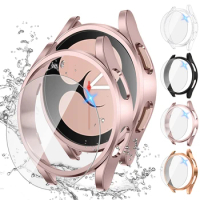 Case for samsung Galaxy watch 4 classic 46mm/42mm TPU Plated cover all-around bumper Screen protector Galaxy watch 4 44mm 40mm