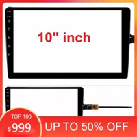 Touchscreen Mobil Android 9 10 Inch Universal Layar Sentuh Head Unit 6 Pin Sensitif Capasitive Panel