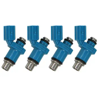 6C5-13761-00-00 6C5-13761 4PCS Fuel Injectors 2Pins 6C5 13761 00 Compatible with Yamaha Engine 40-50-60 HP 4 Stroke HP 2 Stroke