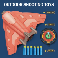 Slingshot Aircraft Soft Projectile Catapult EVA Outdoor Board Games Garden Child Shooting Nerf Gun Bullets Fidget Toys sword