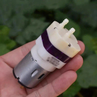 Pam Udara Vakum Diafragma DC12V 0.53A Pam Sedutan Tekanan Negatif Kuasa Tinggi untuk Akuarium dan Ta