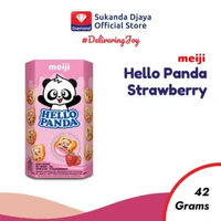 Camilan Snack Hello Panda Chocolate Strawberry Double Choco Cookies Milk Vanilla Caramel Crunchy Lot
