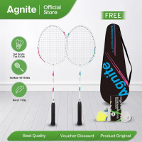 PROMO Agnite Badminton Racket / Raket Bulu Tangkis Berkualitas Isi 2 F2110
