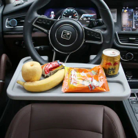 Multifunctional Car Steering Wheel Tray Laptop Stand Notebook Desk Table Food Drink Shelf Car Computer Holders Auto Interior