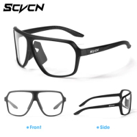 SCVCN Photochromic Cycling Glasses Cycling Sunglasses UV400 Bicycle Eyewear Ride Outdoor Cycling Equipment Sports Bike Goggles