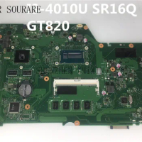 Four sourare For ASUS X751L K751L K751LN X751LD Laptop motherboard I3-4010U CPU 4GB RAM GT820M Graphics Mainboard test good