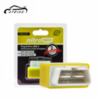 NitroOBD2 Yellow Chip Tuning Box Nitro OBD2 Performance Plug and Drive Chip Tuning Works For Diesel Retail Box Fast Shipping