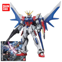 Bandai Gundam Anime Model MG 1/100 BUILD STRIKE GUNDAM FULL PACKAGE GAT-X105B/FP Action Figure Adult Collection Gifts For Boys
