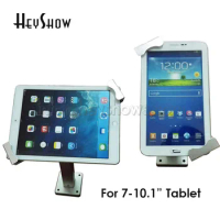 Metal Tablet PC Display Stand Holder, Flexible iPad Security Mount, Lock Enclosure with Keys, Samsung Tablet, 7-10.5 "Tablet