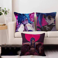Sarung Bantal J-Jinx, Reka Bentuk Animasi Kartun, Sarung Bantal Baling, Untuk Sofa dan Kereta, Hadia