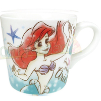 真愛日本 小美人魚 艾莉兒 海星 馬克杯 水杯 單耳杯 杯子 果汁杯 茶杯 陶瓷杯 19011100014