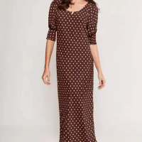 New Fashionable RIXO Dress Printed by High end Designer Handmade Top of the line Long Dresses