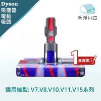 【禾淨家用HG】Dyson 適用V7.V8.V10.V11.V15 副廠吸塵器配件 LED雙滾筒電動吸頭(1入/組)