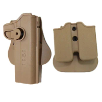 IMI 1911 M1911 Holster Tactical Airsoft Gun Mag Pouch Right Hand Belt Holster For Pistol