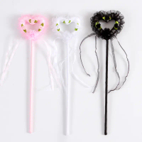 Halloween Costume Angel Wings Props Accessories Angel Wand Angel Headband Fairy Wand Demon Set Child