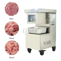 Desktop Meat Cutter Stainless Steel Automatic Kitchen Appliances For Commercial Use