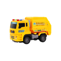 【KIDMATE】台灣好車隊-迷你垃圾車(小型垃圾車 台灣玩具車 仿真 磨輪車 聲光玩具 中文語音)