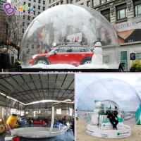 20 Feet Inflatable Snow Globe with Blowing Snow, 6 Meters Giant Inflatable Snow Globe - Toy