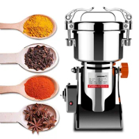 Mill Dry Food Grinder Grains Spices Hebals Cereals Coffee Grinding Machine Gristmill Chinese Flour Powder Crusher