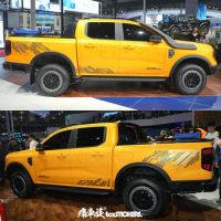 New car sticker FOR Ford Ranger 2023 body modification custom sports decal film accessories