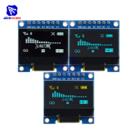 diymore 0.96" OLED LCD Display Module 128x64 7Pin IIC I2C SPI Serial for Arduino White/Blue/Yellow Blue LCD Display