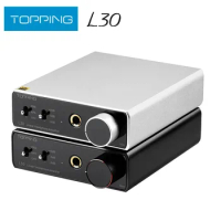 TOPPING L30 Amp 6.35MM NFCA 3 Step Gain Settings HiFi Headphone Amplifier RCA Hi-Res Preamplifier for E30 DAC