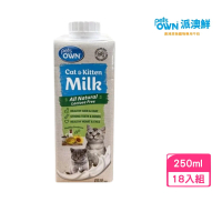 【Pets OWN Milk】澳洲寵物專屬牛奶-幼貓、貓咪專用 250ml*18入組(補充營養)